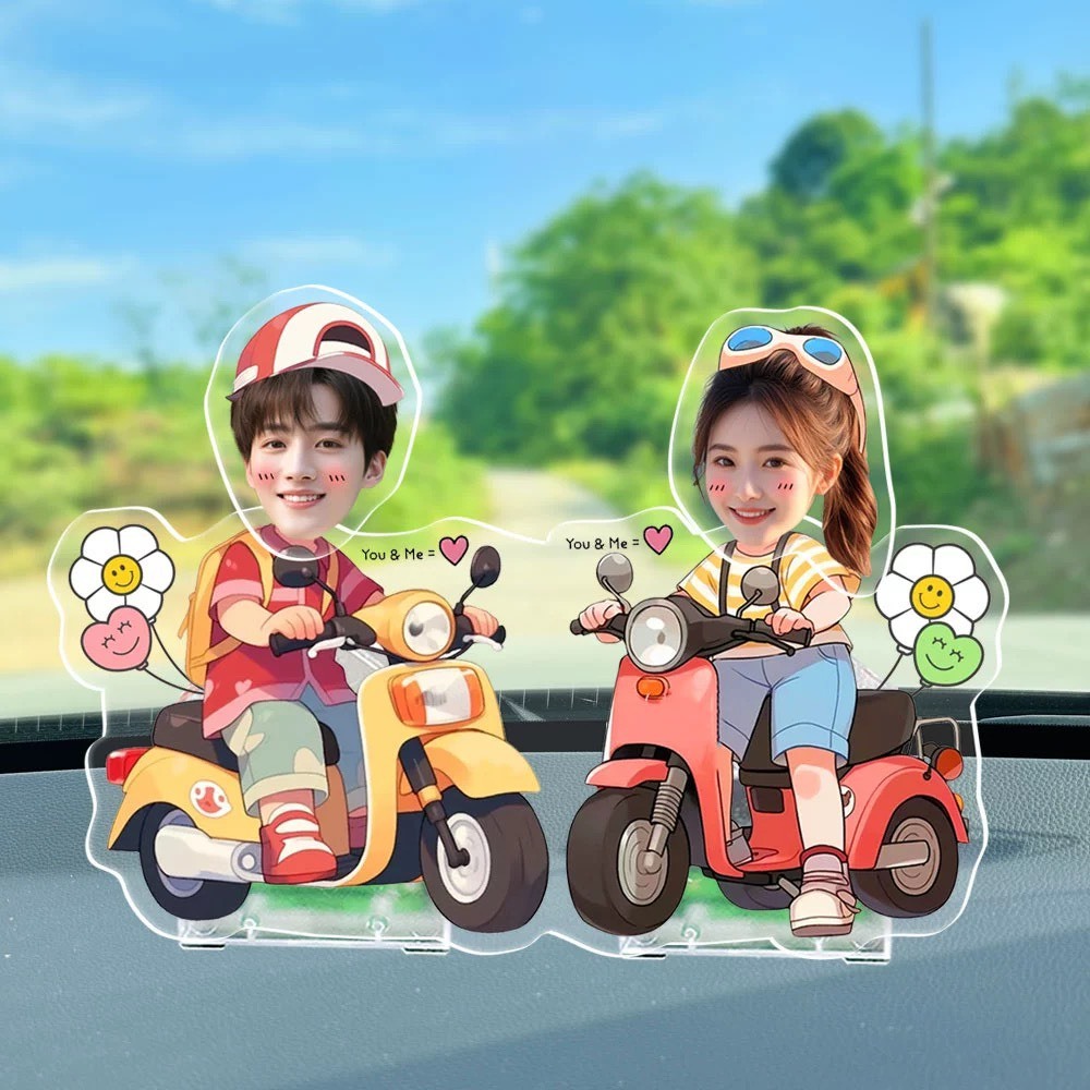 Mô hình standee lắc đầu ghép mặt in theo yêu cầu, mô hình lắc đầu chạy bằng pin in theo yêu cầu đáng yêu làm quà tặng