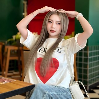Áo thun nữ cổ tròn thiết kế cao cấp hình Vogue trái tim,chất cotton xịn có bigsize đến 120kg CP_x3826