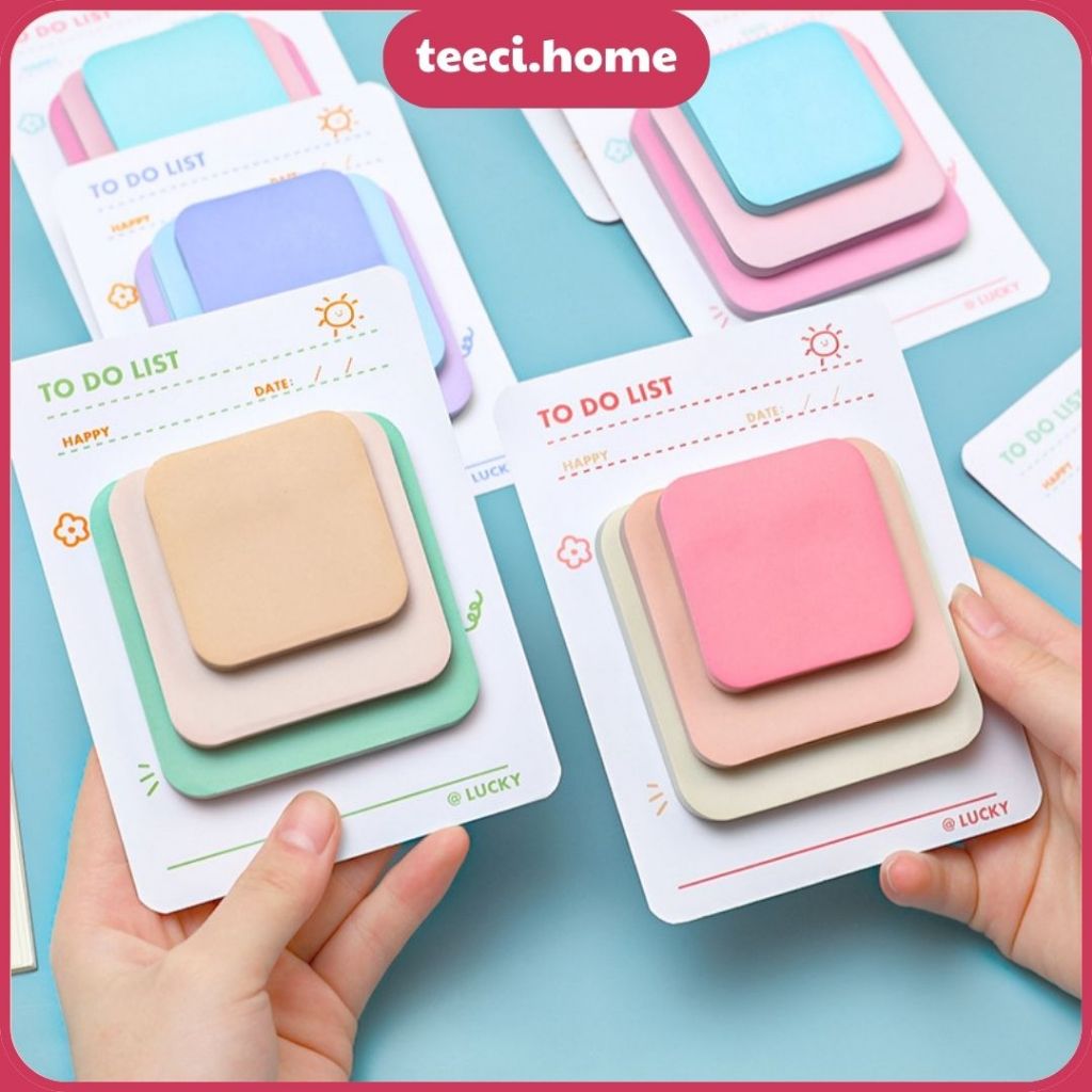 Set 3 Tập Giấy Note 90 Tờ Giấy Ghi Chú Dán Đánh Dấu Sticky Giấy NoteTo ...