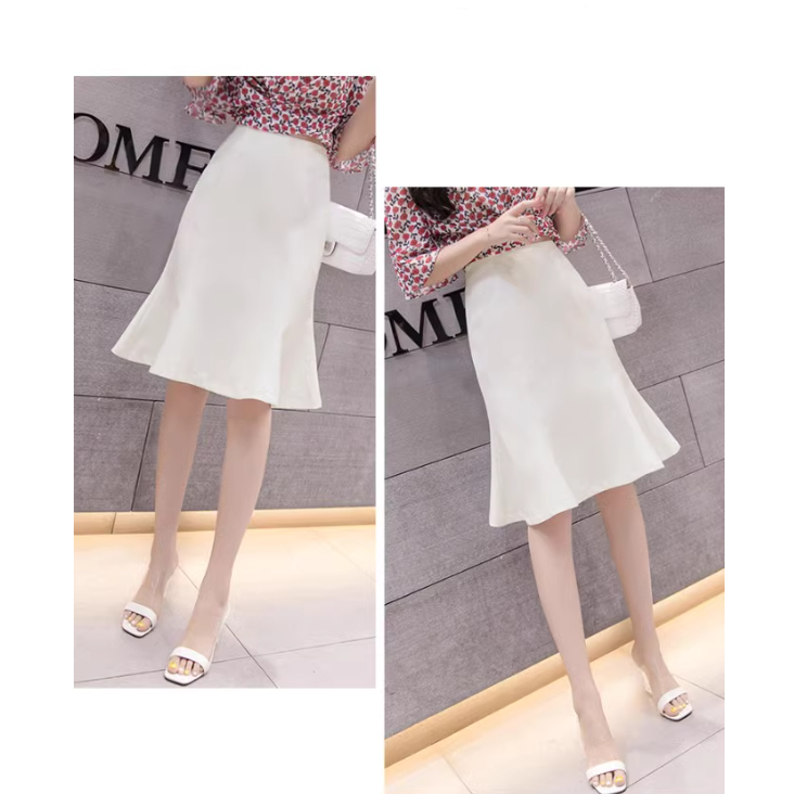 Chân Váy Đuôi Cá Dáng Ngắn 50cm Tôn Dáng Cho Các Nàng_SHOPNGOCTRANG19_Thời Trang Hè 2024_CV134NT