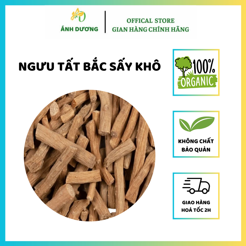 500GR Ngưu Tất Bắc Cắt Lát Sấy Khô Hàng Chất Lượng Cao ( Khô, Sạch, Thơm )