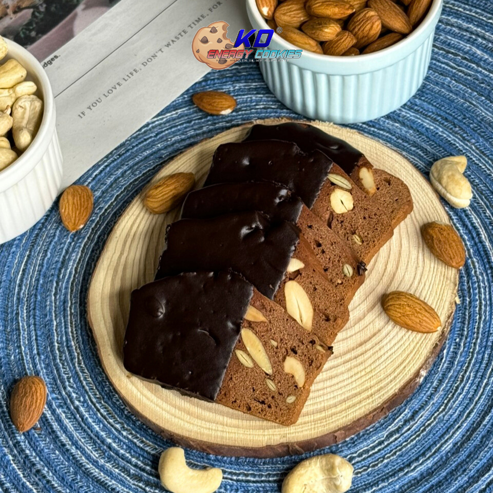 Bánh biscotti, ăn kiêng KD Healthy Food Giòn tan, đậm vị socola túi 300g