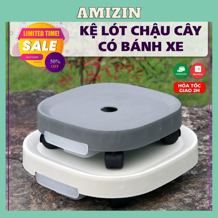 Đế Lót Chậu Hoa, Cây Cảnh Có Bánh Xe Di Chuyển Đa Năng