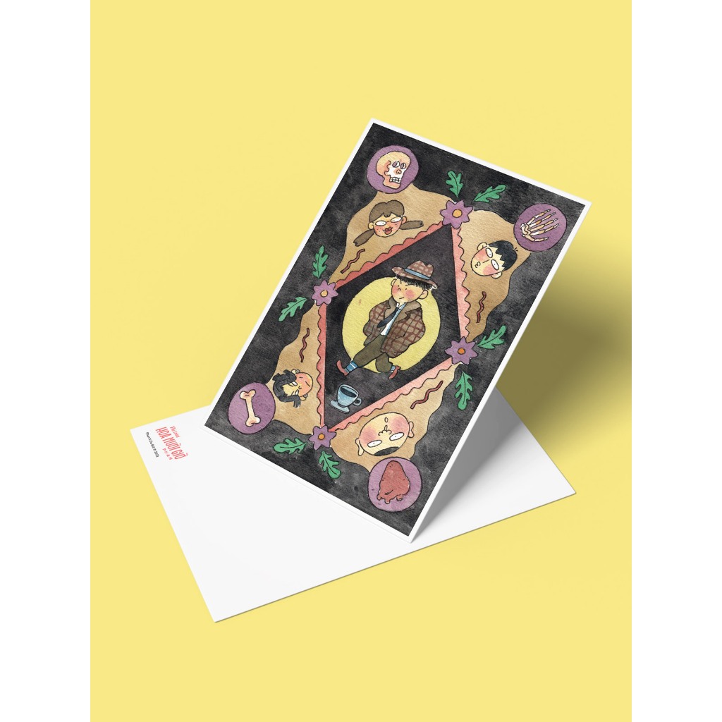 Ảnh Postcard - Thị trấn Hoa mười giờ - Thám tử Ổi 2