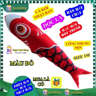 [MUA LÀ CÓ QUÀ] THÚ BÔNG CÁ KOI NHẬT BẢN CÁ CHÉP SIÊU ĐẸP MỊN - gấu bông thú nhồi bông đồ chơi doll