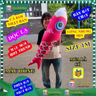 [MUA LÀ CÓ QUÀ] THÚ NHỒI BÔNG CÁ CHÉP CÁ KOI NHẬT BẢN HÀNG ĐỘC LẠ - thú bông gấu bông đồ chơi doll