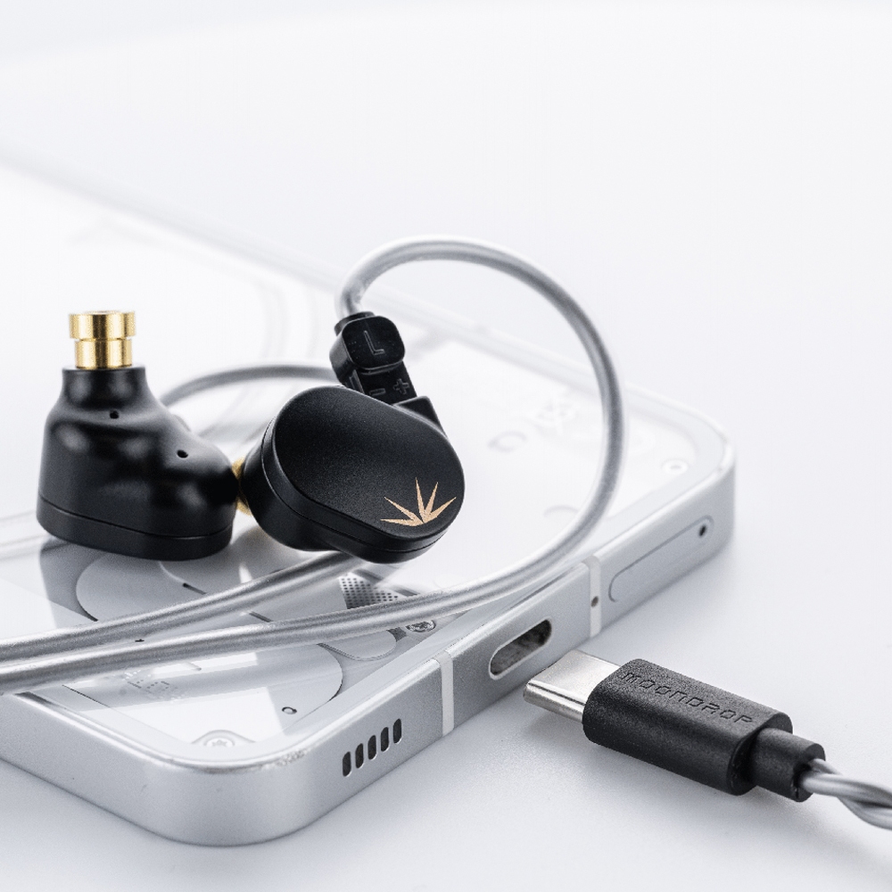 Tai nghe dây chính hãng Moondrop Chu 2 DSP Type-C | có mic | Thiết kế độc đáo | VDSF Target Response-Chu 2 KHÔNG MIC 3.5 | BigBuy360 - bigbuy360.vn