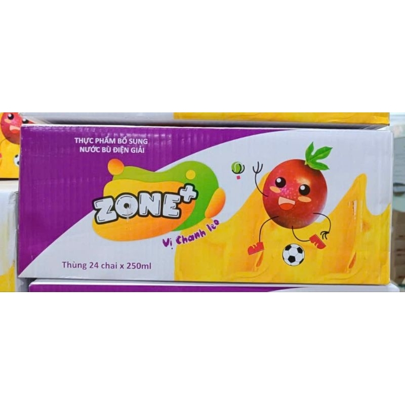 lôc 6 chai nước uống bù điện giải,ion, khoáng,chai 250ml nhiều vị Zone + | BigBuy360 - bigbuy360.vn
