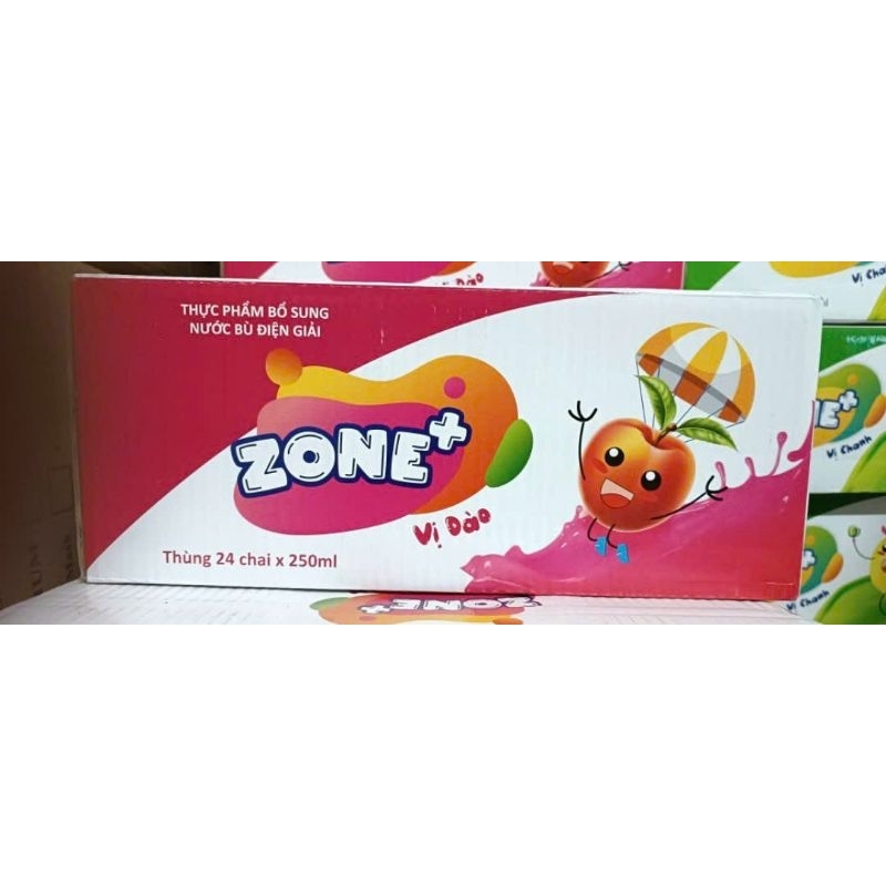 lôc 6 chai nước uống bù điện giải,ion, khoáng,chai 250ml nhiều vị Zone + | BigBuy360 - bigbuy360.vn