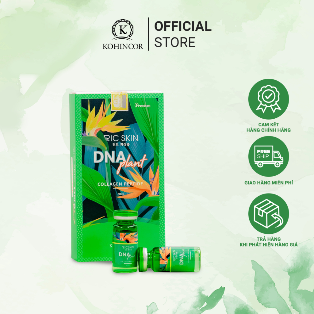 Ảnh Combo viên uống đẹp da mờ nám Tảo Sâm Kohinoor 45 viên & serum DNA plant Kohinoor 10ml 2