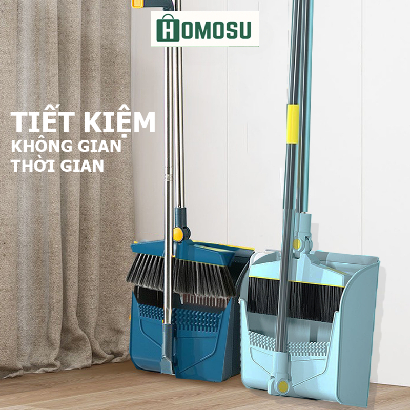 Chổi Quét Nhà Kèm Hót Rác Gấp Gọn, Bộ Chổi Quét Nhà 3In1 Cao Cấp Chất ...