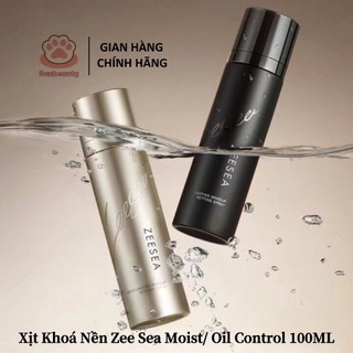 [CHÍNH HÃNG ZEE SEA] Chai Xịt Khóa Nền Zee Sea Ánh Nhũ Lâu Trôi Trang Điểm Căng Bóng Moist/ Oil Control 100ML