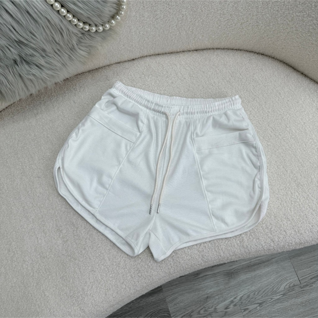 Quần Short Bigsize Nữ Lưng Thun Co Giãn Vải Gân Tăm Thoải Mái Có Túi Tôn Dáng Q13/Q7