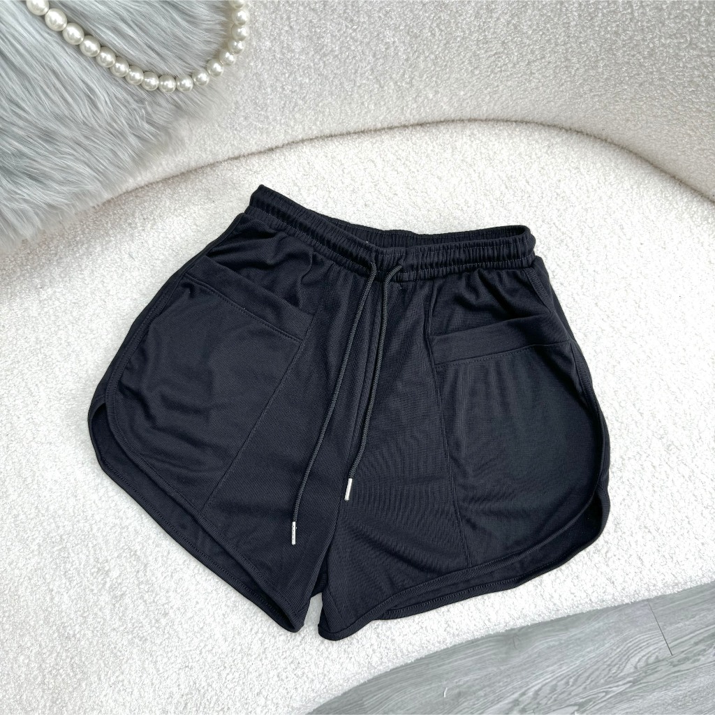 Quần Short Bigsize Nữ Lưng Thun Co Giãn Vải Gân Tăm Thoải Mái Có Túi Tôn Dáng Q13/Q7