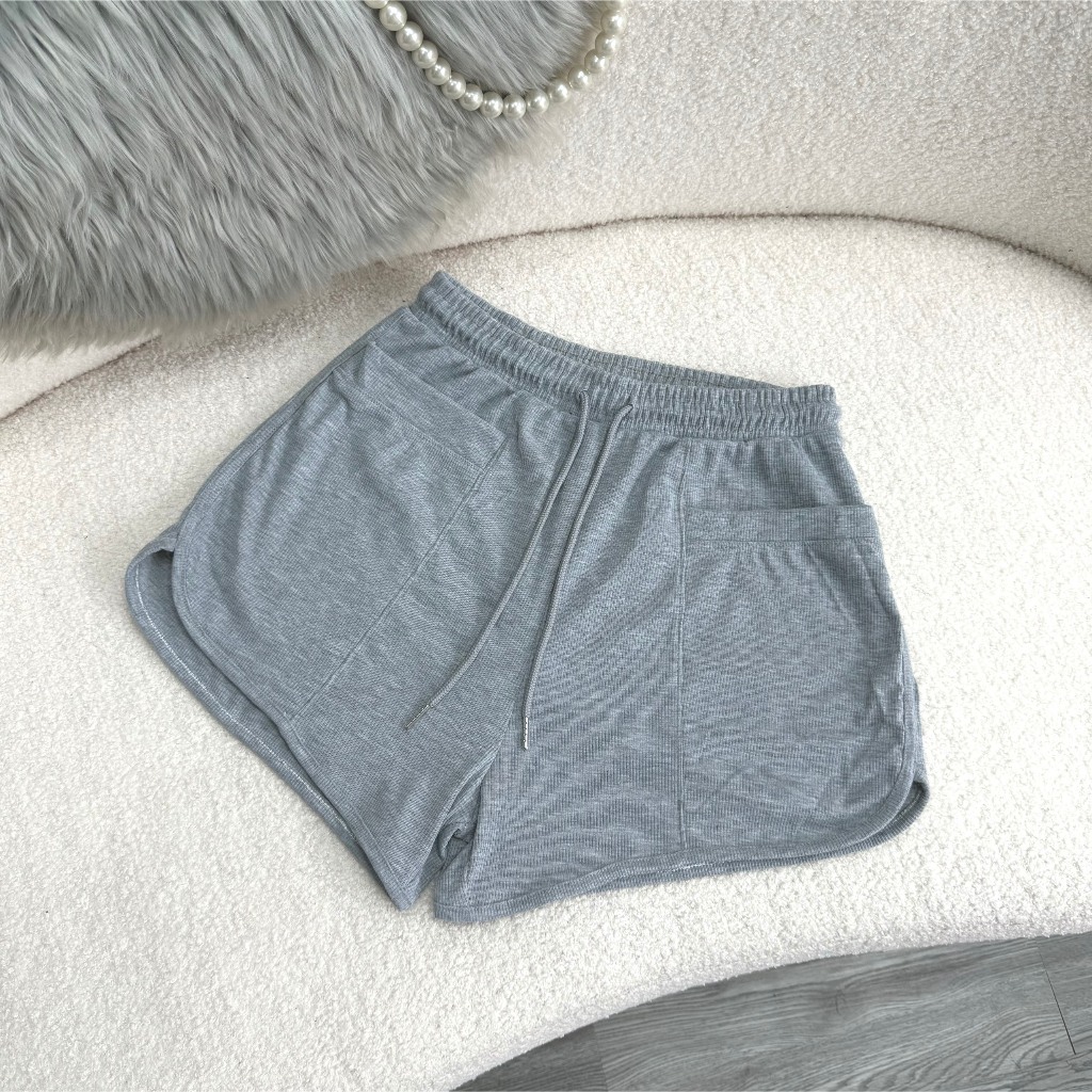 Quần Short Bigsize Nữ Lưng Thun Co Giãn Vải Gân Tăm Thoải Mái Có Túi Tôn Dáng Q13/Q7