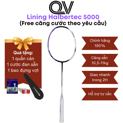 Vợt cầu lông Lining Halbertec 5000 công thủ toàn diện, thủ cầu tốt ...