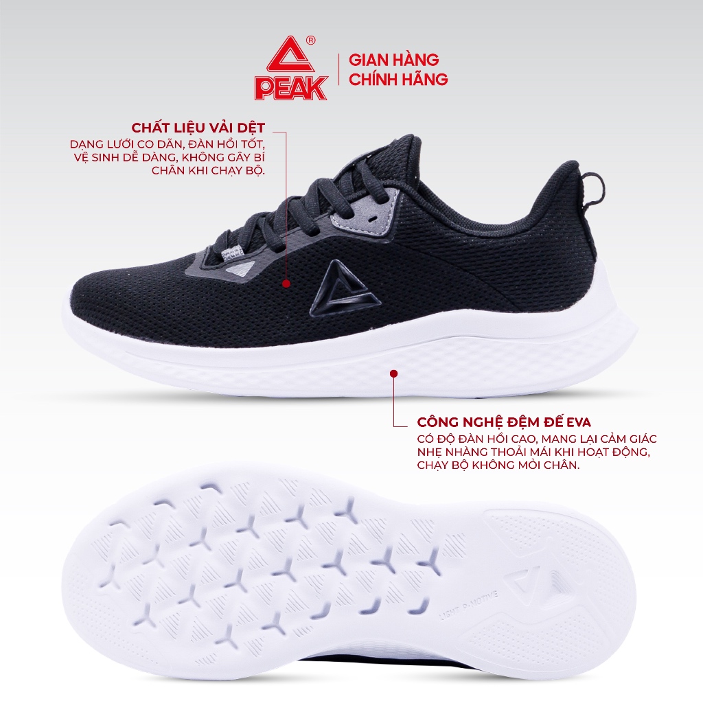 Ảnh Giày chạy bộ thể thao nam nữ PEAK Running siêu nhẹ thoáng khí E223197H E223198H 3