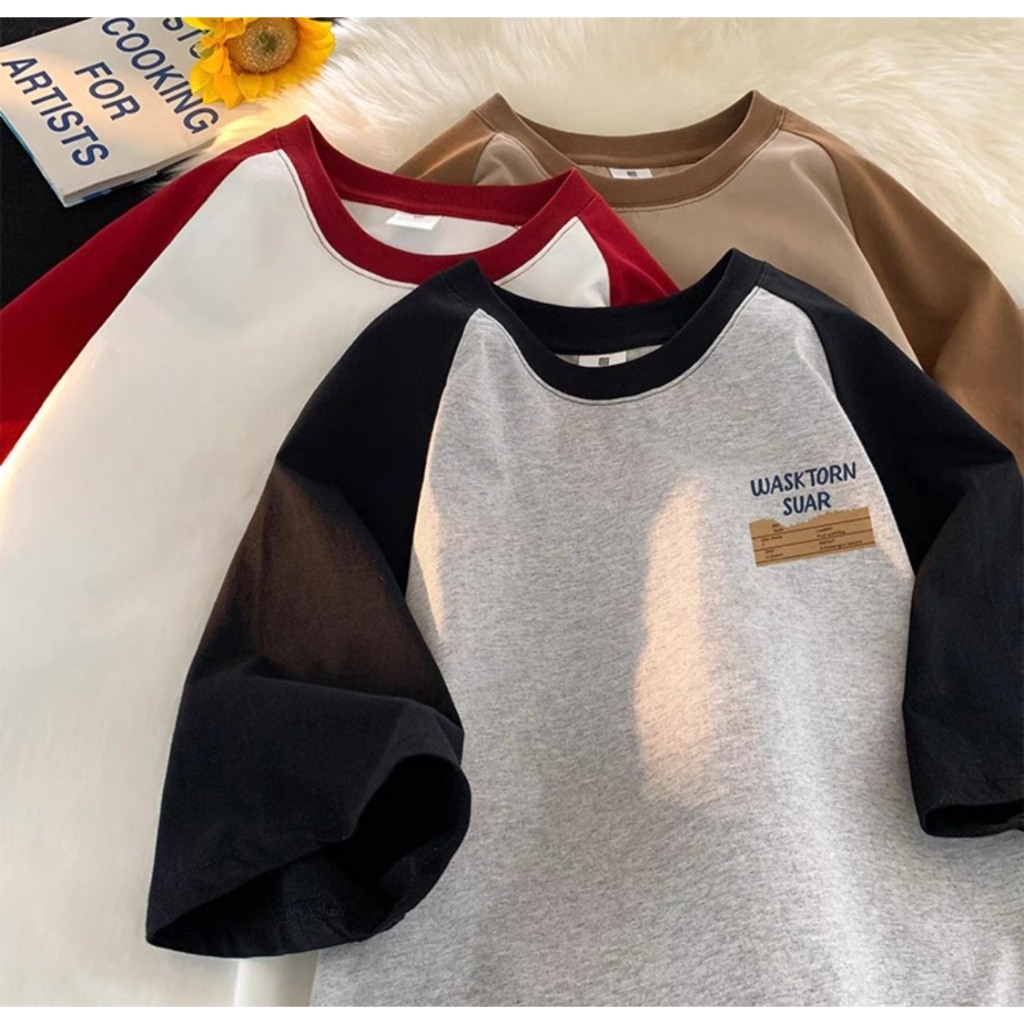 Ảnh Áo THUN unisex in chữ WASKTORN NAD phông tay lỡ cực đẹp, form rộng chất cotton khô cao cấp, đi học, đi làm, du lịch 1