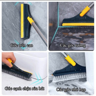 T&T0021 Chổi cọ sàn nhà tắm đa năng 2in1 siêu công dụng
