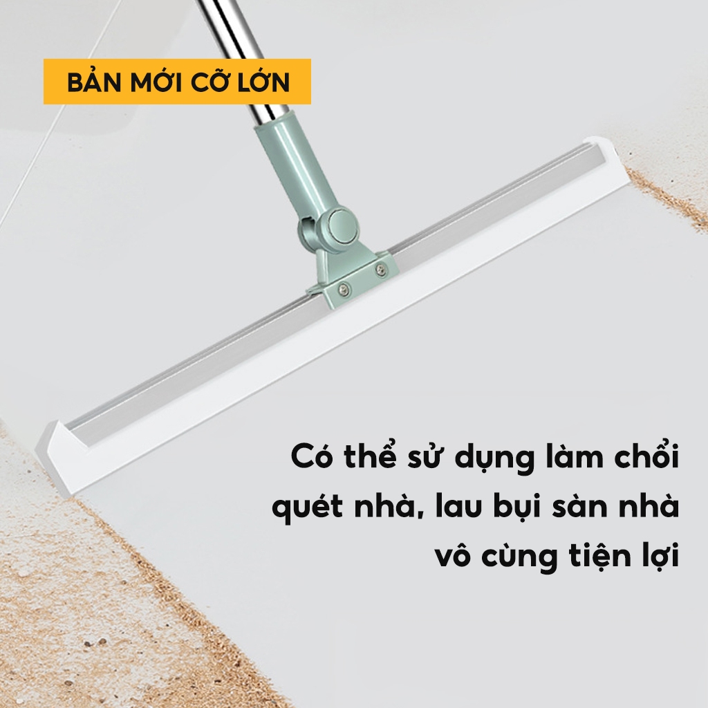 Chổi gạt nước sàn nhà tắm nhà vệ sinh JYoohome Chổi quét nhà đầu silicon dẻo lau kính, góc tường