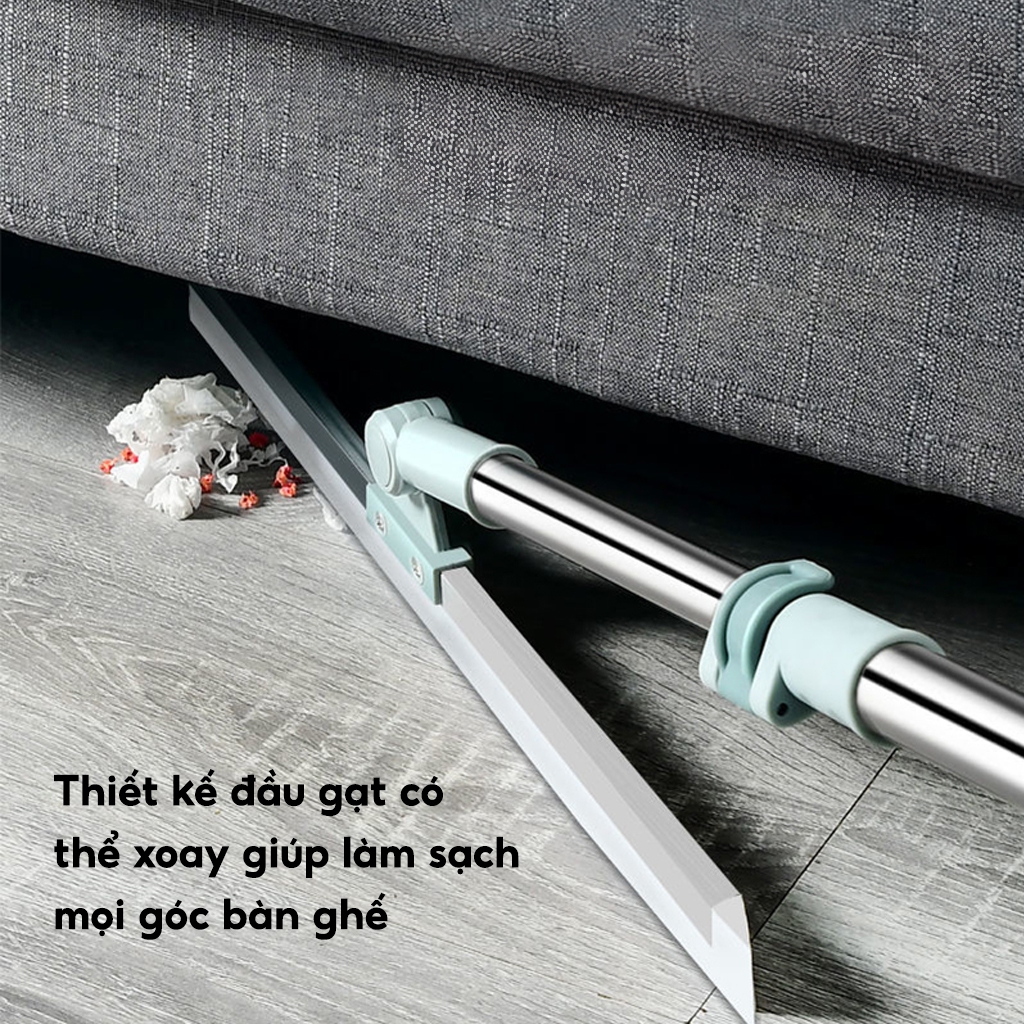 Chổi gạt nước sàn nhà tắm nhà vệ sinh JYoohome Chổi quét nhà đầu silicon dẻo lau kính, góc tường