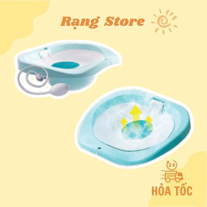 Chậu xông vùng kín phụ nữ xông và rửa vùng kín Nemby 3 chế độ giảm nấm ngứa phụ khoa, đau trĩ sau sinh - màu xám