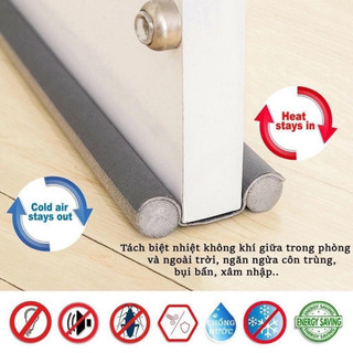 Nẹp Xốp Thanh Chặn Đáy Cửa Chắn Gió Chắn Bụi , Chắn Gió Điều Hoà Siêu Tiện Lợi