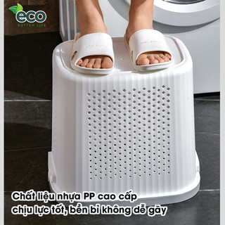 Giỏ đựng quần áo bẩn ECO đa năng kết hợp giỏ nhỏ đựng đồ lót có quai xách nhựa PP cứng cáp hiện đại