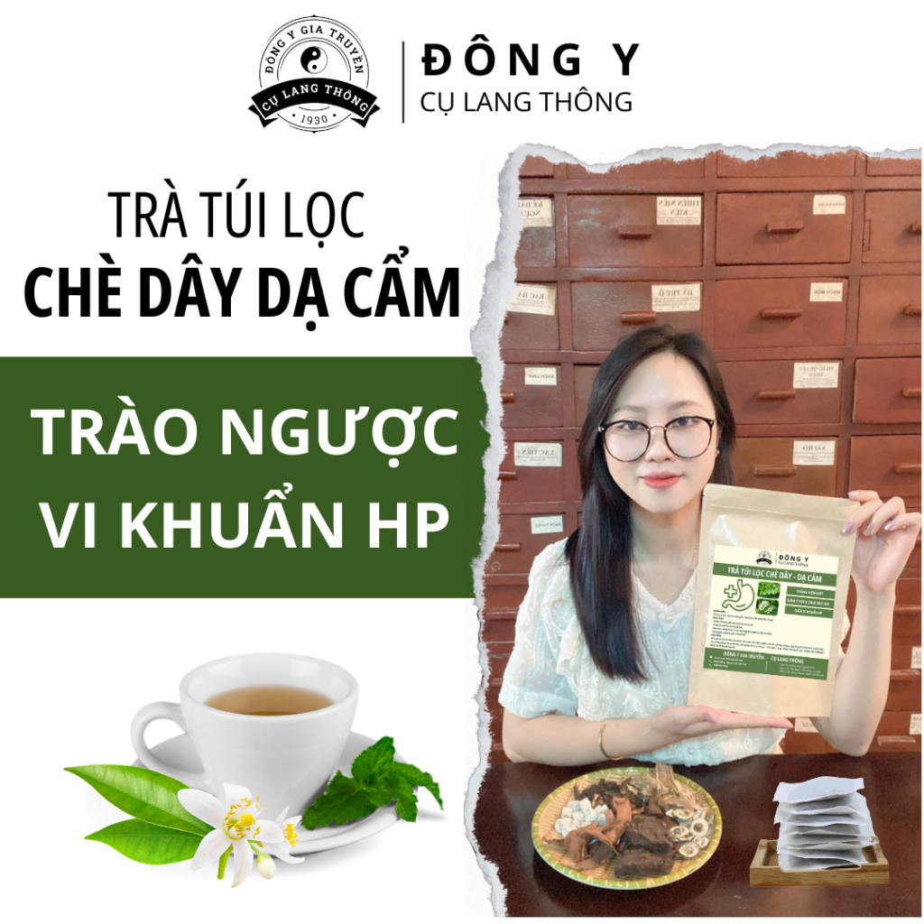 Trà Dạ Dày Chè Dây Dạ Cẩm Giảm Viêm Loét Dạ Dày ợ Hơi ợ Chua Ngăn