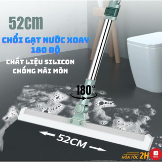 T&T0024 Chổi gạt nước,chà sàn vệ sinh nhà tắm thông minh xoay 360 độ