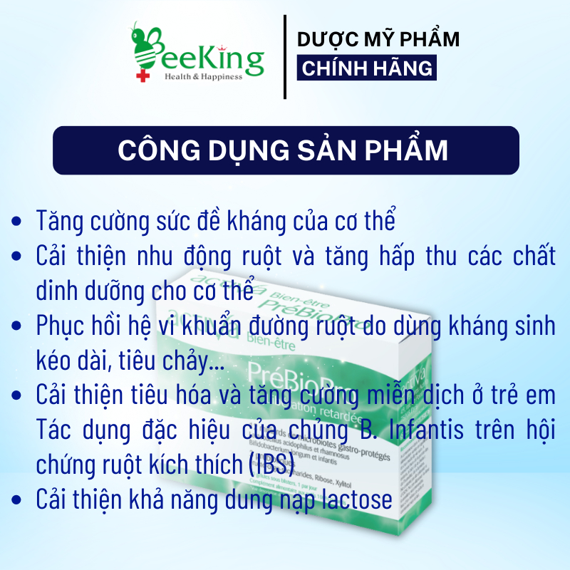 ACTIVA PRÉBIOPRO - Men vi sinh đường ruột 12 tỉ lợi khuẩn - Hộp 30 viên