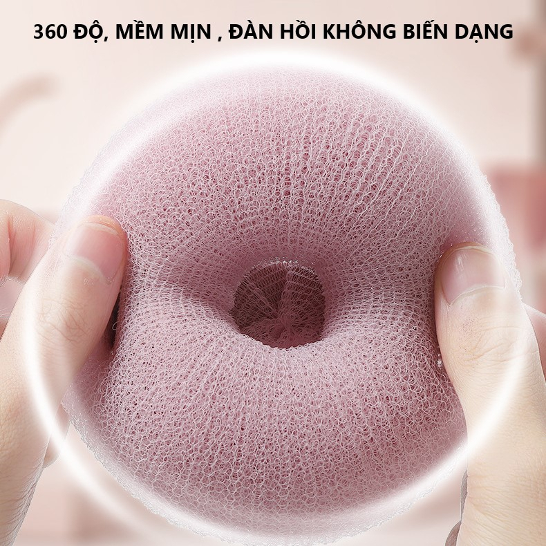 Bông Tắm Massage Tạo Bọt Tẩy Tế Bào Chết Kiểu Nhật Công Nghệ Lưới (BÔNG TẮM KẸP NGÓN) | BigBuy360 - bigbuy360.vn