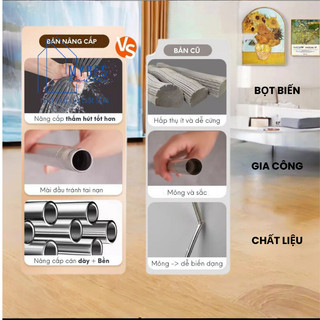 Cây lau nhà tự vắt thông minh bản nâng cấp, tổng cộng 2 đầu bông bọt biển siêu thấm hút