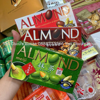 Socola bọc hạnh nhân Almond Meiji nội địa Nhật Bản