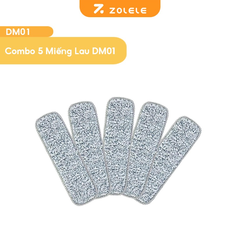 Ảnh Bông lau thay thế Zolele size 16x4 cây lau tự vắt mini cầm tay DM01 4