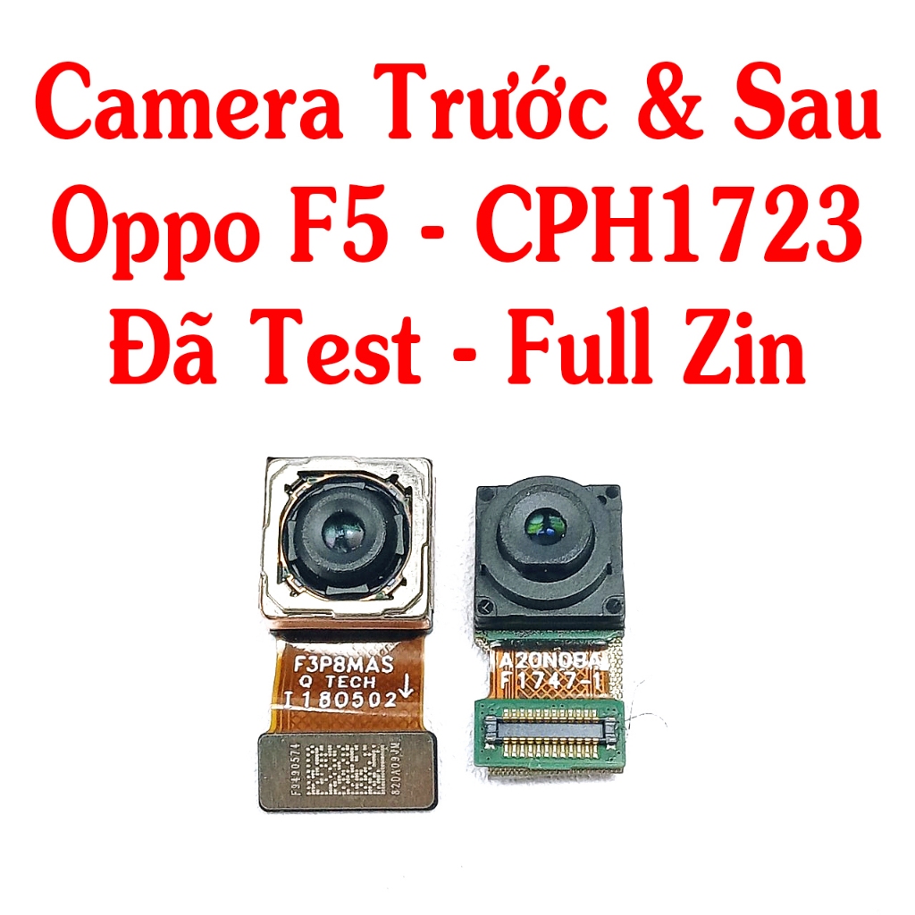 Camera Trước Và Sau Điện Thoại Oppo F5 CPH1723, Đã Test Full Zin Shopee Việt Nam