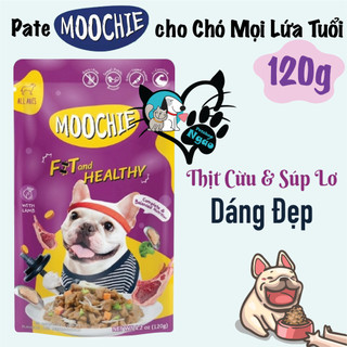 Pate Moochie cho chó 120g – Thức ăn ướt giàu dinh dưỡng, dễ ăn cho chó mọi lứa tuổi