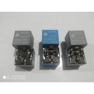 Rơ le 4 chân, 5 chân 24v howo 15A - 30A. (Giá 1 chiếc)