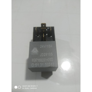 Rơ le 4 chân, 5 chân 24v howo 15A - 30A. (Giá 1 chiếc)