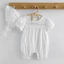 Áo liền thân/body ren trắng xinh yêu cho bé gái