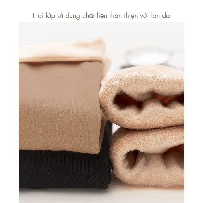 Tất vớ nam nữ chống nắng ủ kem, chất liệu nỉ cotton lót nhung - Ekiu Shop