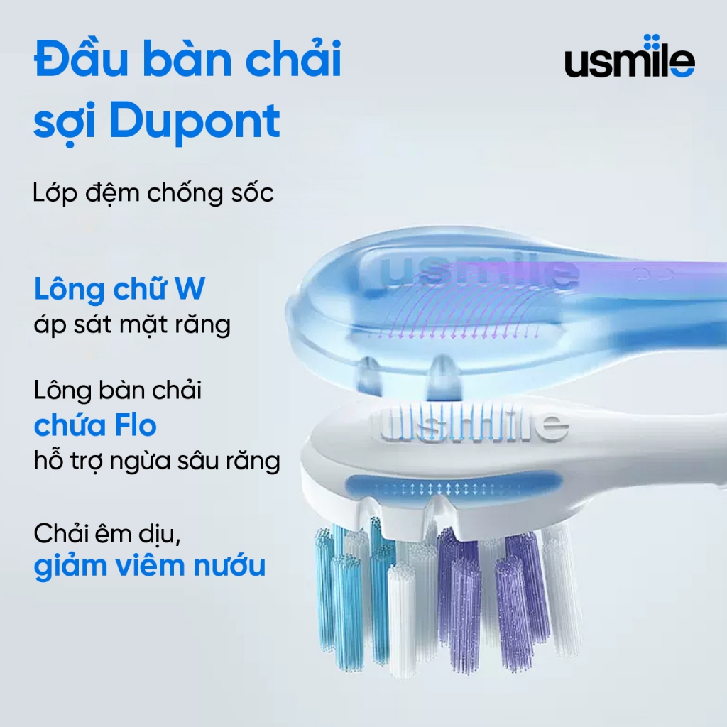 Ảnh Bàn chải điện sóng siêu âm usmile Y1S - Chính hãng - BH 12 tháng 4