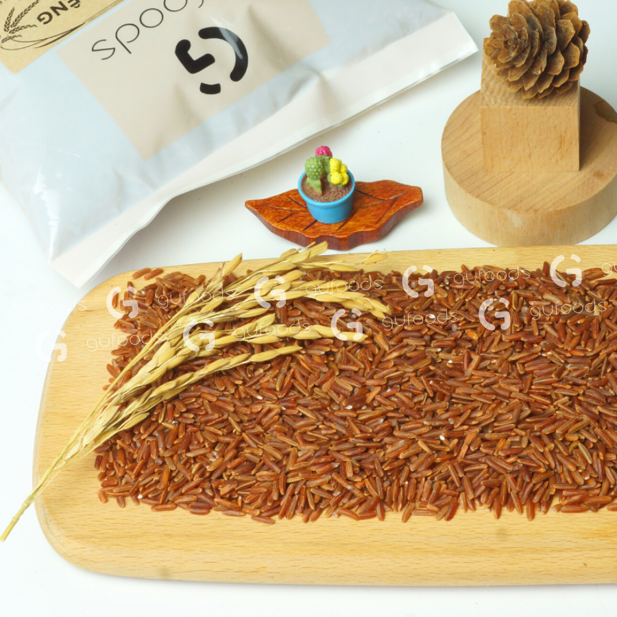 Ảnh Combo 3 túi Gạo lứt ăn kiêng GUfoods (mỗi túi 1kg) - Giảm cân, Thực dưỡng, Eat clean 1