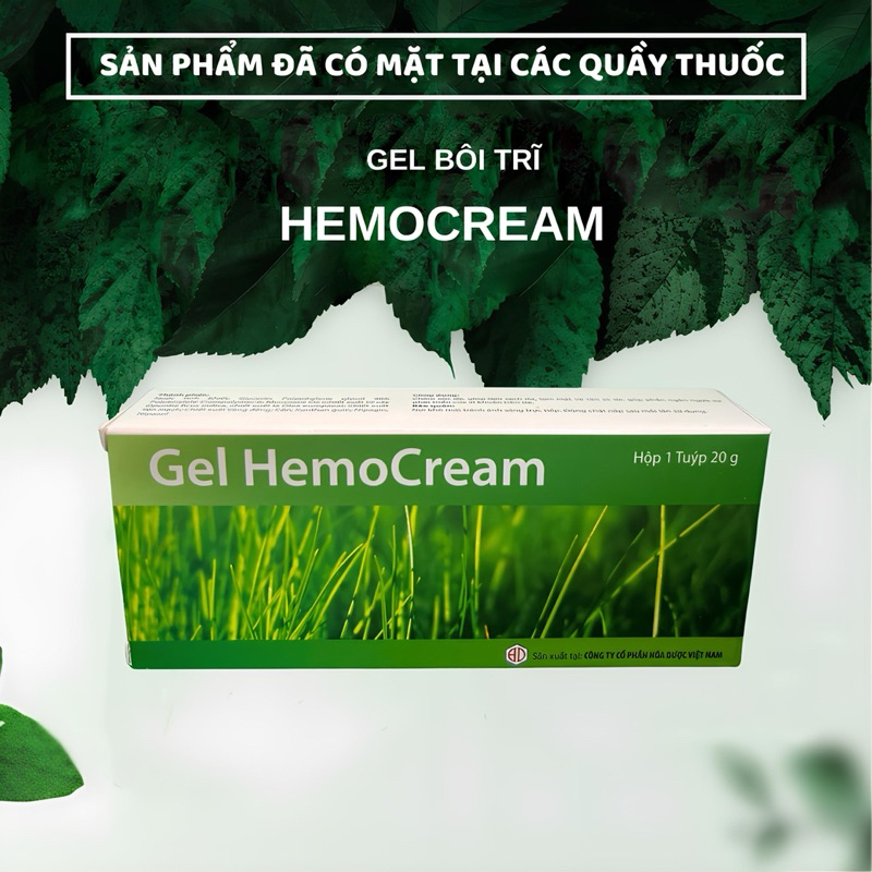 ✅[Hàng chính hãng] Gel giảm đau rát ngứa, bôi trĩ Hemocream