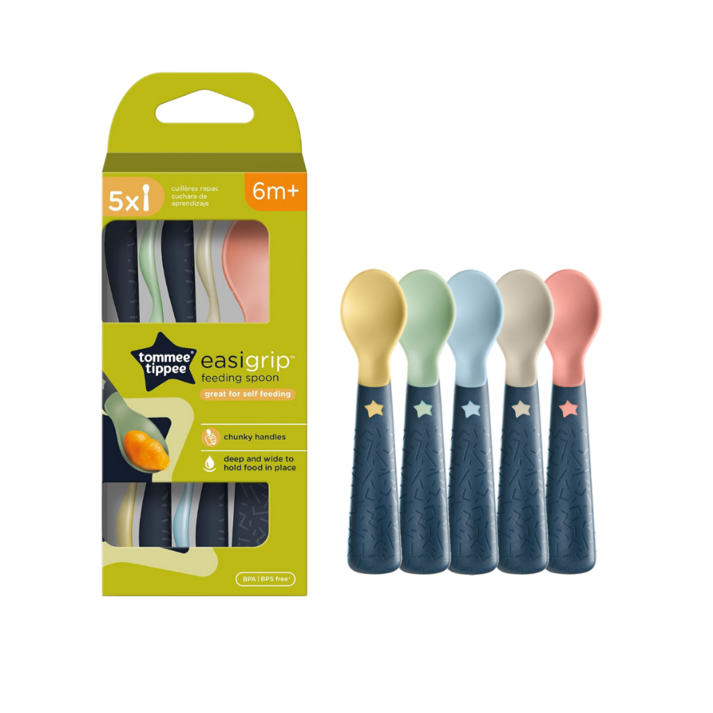 Ảnh Thìa Tập Ăn Tommee Tippee Easigrip, Dành Cho Bé Từ 6 Tháng - Set 5 Thìa, Tách Lẻ (Giao Màu Ngẫu Nhiên) 2