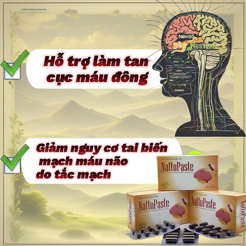✅[Hàng chính hãng] Tăng cường tuần hoàn não Natto Paste sản phẩm của Viện Pasteur Đà Lạt