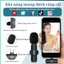 Micro Thu Âm Không Dây Cài Áo Thu Âm Livestream Hỗ Trợ Phát Sóng Trực Tiếp Cho iphone / Android Cấp Khoảng Cách 20m