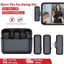 Micro thu âm không dây cài áo khử tiếng ồn để Mic livetream ghi âm phát trực tiếp quay video Đi kèm với hộp sạc