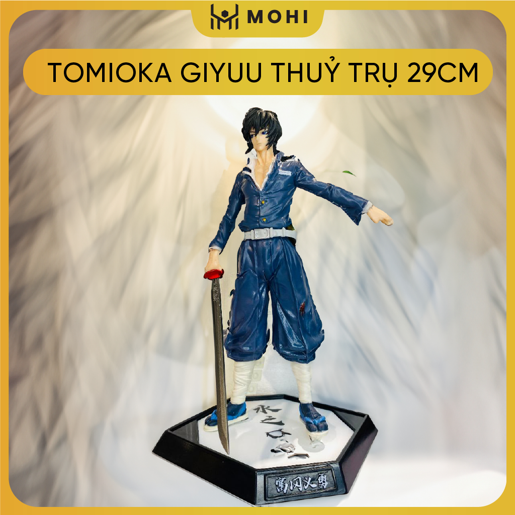 Mô Hình Tomioka Giyuu - Thủy Trụ Kiếm Thuật Tinh Vi - Mô Hình Kimetsu 