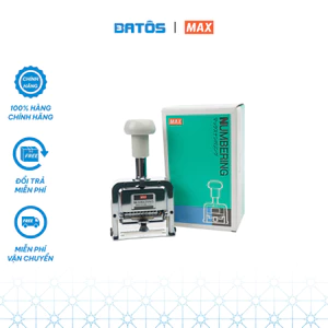 Dấu đóng số nhảy MAX N-807 8 số tự động - 1 chiếc - Dấu đóng nhanh, bền, mực không cặn